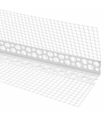 Coltar PVC cu plasa fibra de sticla 10 x 10 cm, lungime 2.5 m